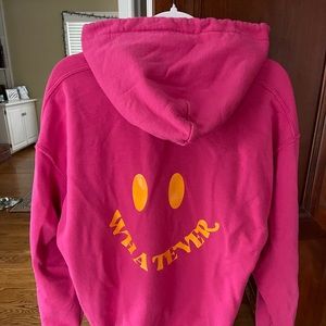 Pink hoodie